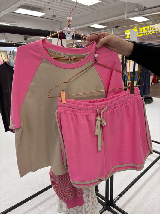 Mocha/Pink Set