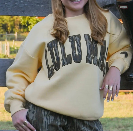Butter Mossy Oak Lulu Mac Sweatshirt